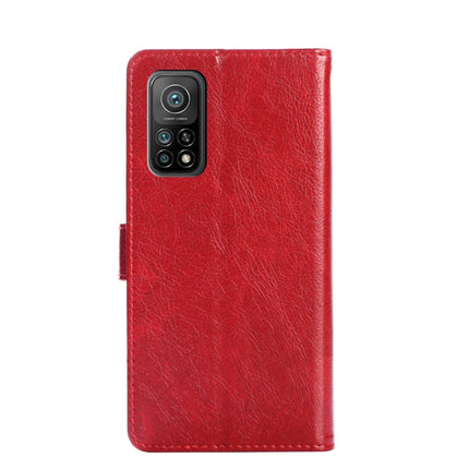 Zipper Bag PU + TPU Horizontal Flip Leather Case with Holder & Card Slot & Wallet & Lanyard For Xiaomi Redmi K30S(Red)-garmade.com