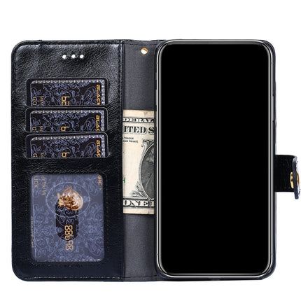 Zipper Bag PU + TPU Horizontal Flip Leather Case with Holder & Card Slot & Wallet & Lanyard For Xiaomi Redmi Note 10 5G(Black)-garmade.com