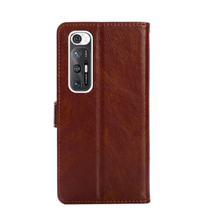 Zipper Bag PU + TPU Horizontal Flip Leather Case with Holder & Card Slot & Wallet & Lanyard For Xiaomi Redmi Note 10S(Brown)-garmade.com