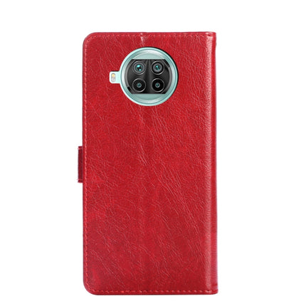 Zipper Bag PU + TPU Horizontal Flip Leather Case with Holder & Card Slot & Wallet & Lanyard For Xiaomi Mi 10T Lite / Redmi Note 9 Pro 5G CN Version(Red)-garmade.com