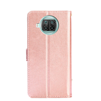 Zipper Bag PU + TPU Horizontal Flip Leather Case with Holder & Card Slot & Wallet & Lanyard For Xiaomi Mi 10T Lite / Redmi Note 9 Pro 5G CN Version(Rose Gold)-garmade.com