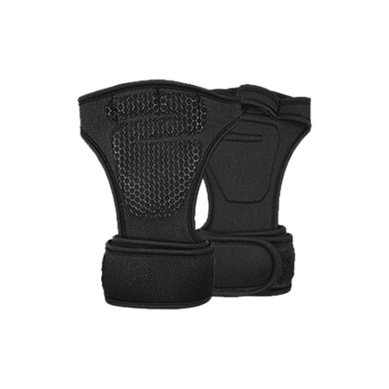 Sports Riding Gloves Silicone pull-up Exercise Gloves, Size:M(Regular Black)-garmade.com