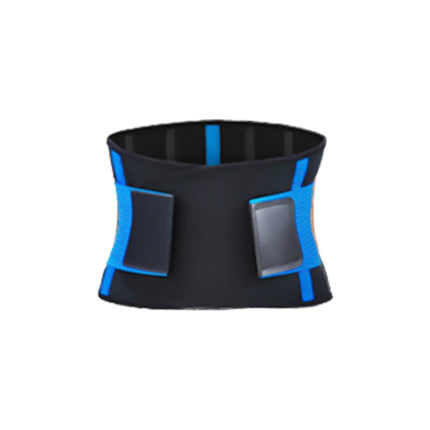SBR Neoprene Sports Protective Gear Support Waist Protection Belt, Size:XS(Blue)-garmade.com