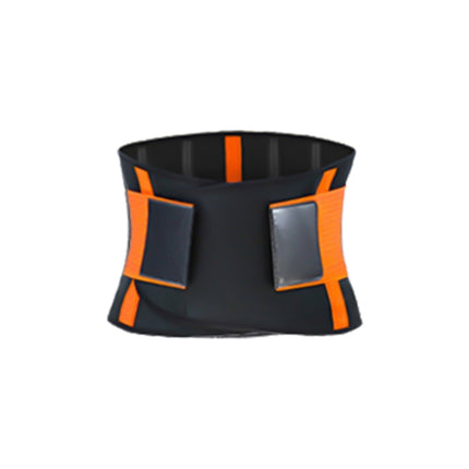 SBR Neoprene Sports Protective Gear Support Waist Protection Belt, Size:XS(Orange)-garmade.com