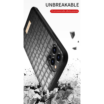 SULADA Crocodile Texture TPU Protective Case For iPhone 13 Pro(Black)-garmade.com