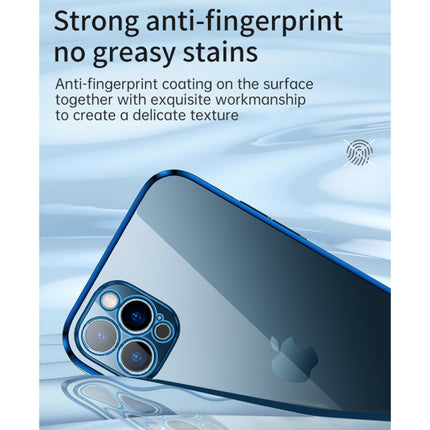 SULADA Elastic Silicone Edge Frame + TPU All-inclusive Anti-fall Case For iPhone 13 mini(Purple)-garmade.com