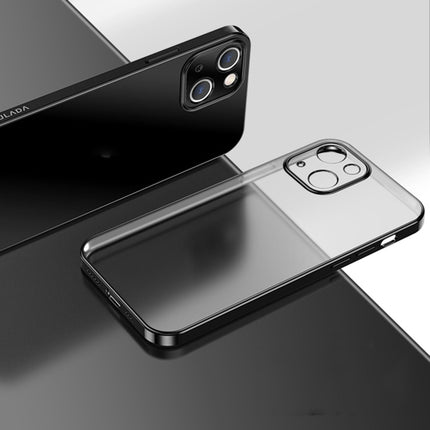 SULADA Electroplating Shockproof Ultra-thin TPU Protective Case For iPhone 13(Black)-garmade.com
