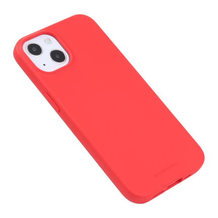 GOOSPERY SOFT FEELING Liquid TPU Shockproof Soft Case For iPhone 13 mini(Red)-garmade.com