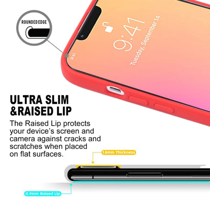 GOOSPERY SOFT FEELING Liquid TPU Shockproof Soft Case For iPhone 13 mini(Red)-garmade.com
