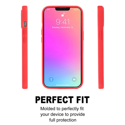 GOOSPERY SOFT FEELING Liquid TPU Shockproof Soft Case For iPhone 13 Pro(Pink)-garmade.com