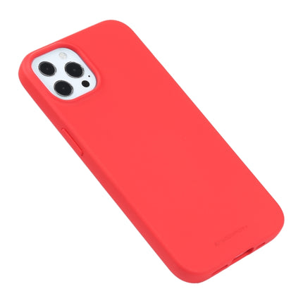 GOOSPERY SOFT FEELING Liquid TPU Shockproof Soft Case For iPhone 13 Pro Max(Red)-garmade.com