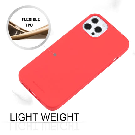 GOOSPERY SOFT FEELING Liquid TPU Shockproof Soft Case For iPhone 13 Pro Max(Red)-garmade.com