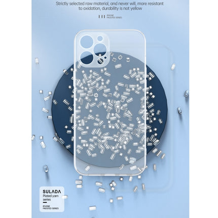 SULADA Frosted Series Shockproof TPU Protective Case For iPhone 13(Transparent)-garmade.com
