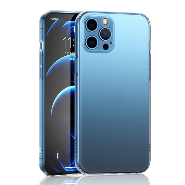 SULADA Frosted Series Shockproof TPU Protective Case For iPhone 13 Pro(Transparent)-garmade.com
