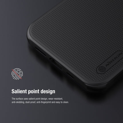 NILLKIN Super Frosted Shield Pro PC + TPU Protective Case For iPhone 13(Black)-garmade.com
