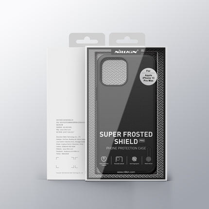 NILLKIN Super Frosted Shield Pro PC + TPU Protective Case For iPhone 13 Pro(Black)-garmade.com