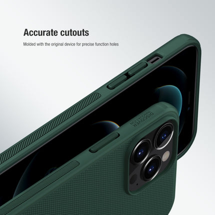 NILLKIN Super Frosted Shield Pro PC + TPU Protective Case For iPhone 13 Pro(Dark Green)-garmade.com