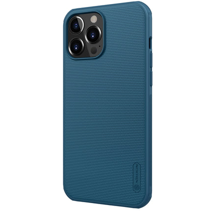 NILLKIN Super Frosted Shield Pro PC + TPU Protective Case For iPhone 13 Pro Max(Blue)-garmade.com