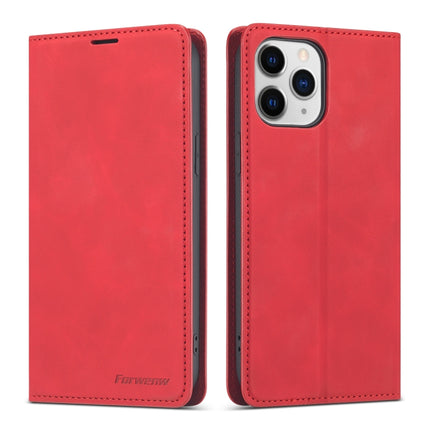 Forwenw Dream Series Magnetic Oil Edge Horizontal Flip Leather Case with Holder & Card Slot & Photo Frame & Wallet For iPhone 13 mini(Red)-garmade.com