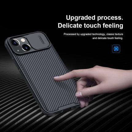 NILLKIN Black Mirror Pro Series Camshield Full Coverage Dust-proof Scratch Resistant Phone Case For iPhone 13(Black)-garmade.com