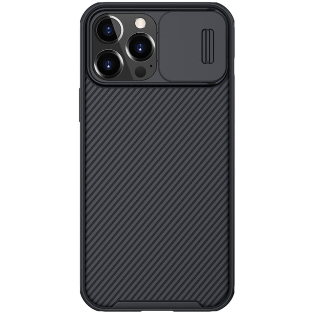 NILLKIN Black Mirror Pro Series Camshield Full Coverage Dust-proof Scratch Resistant Phone Case For iPhone 13 Pro Max(Black)-garmade.com