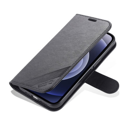 AZNS Sheepskin Texture Horizontal Flip Leather Case with Holder & Card Slots & Wallet For iPhone 13(Black)-garmade.com