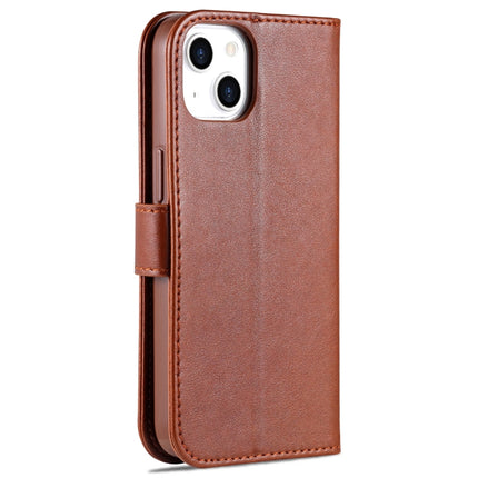 AZNS Sheepskin Texture Horizontal Flip Leather Case with Holder & Card Slots & Wallet For iPhone 13(Brown)-garmade.com