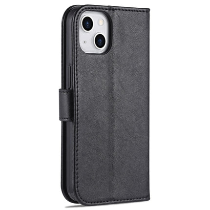 AZNS Sheepskin Texture Horizontal Flip Leather Case with Holder & Card Slots & Wallet For iPhone 13 mini(Black)-garmade.com