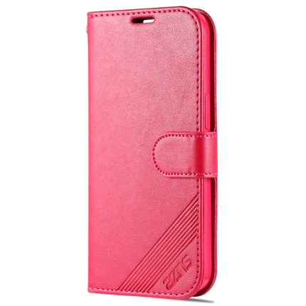 AZNS Sheepskin Texture Horizontal Flip Leather Case with Holder & Card Slots & Wallet For iPhone 13 mini(Red)-garmade.com