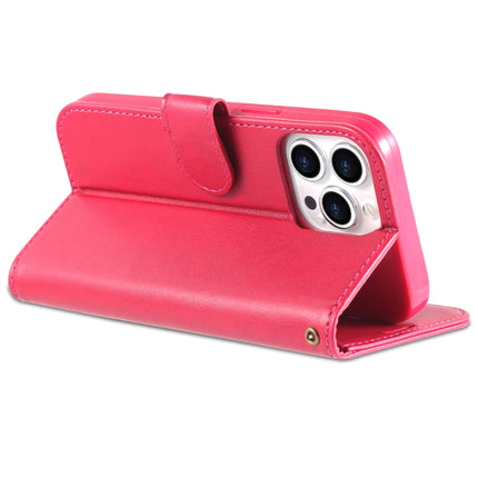 AZNS Sheepskin Texture Horizontal Flip Leather Case with Holder & Card Slots & Wallet For iPhone 13 Pro(Red)-garmade.com