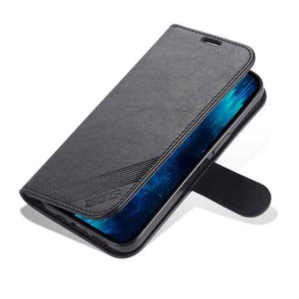 AZNS Sheepskin Texture Horizontal Flip Leather Case with Holder & Card Slots & Wallet For iPhone 13 Pro Max(Black)-garmade.com