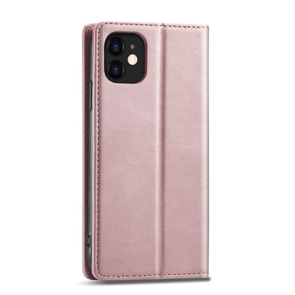 Forwenw F2 Series Magnetic Horizontal Flip Leather Case with Holder & Card Slots & Wallet For iPhone 13 mini(Rose Gold)-garmade.com