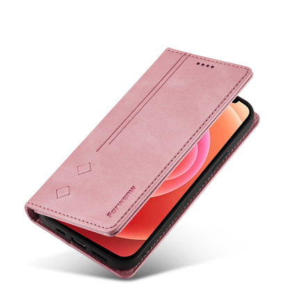 Forwenw F2 Series Magnetic Horizontal Flip Leather Case with Holder & Card Slots & Wallet For iPhone 13 Pro(Rose Gold)-garmade.com