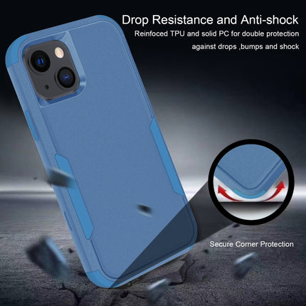 Commuter Shockproof TPU + PC Protective Case For iPhone 13 mini(Royal Blue)-garmade.com