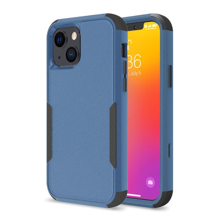 Commuter Shockproof TPU + PC Protective Case For iPhone 13 mini(Royal Blue + Black)-garmade.com