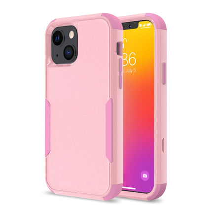 Commuter Shockproof TPU + PC Protective Case For iPhone 13 mini(Pink)-garmade.com
