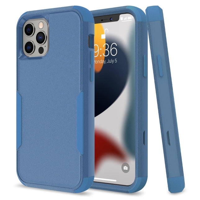 Commuter Shockproof TPU + PC Protective Case For iPhone 13 Pro Max(Royal Blue)-garmade.com