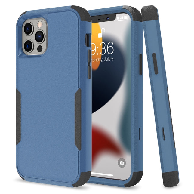 Commuter Shockproof TPU + PC Protective Case For iPhone 13 Pro Max(Royal Blue + Black)-garmade.com
