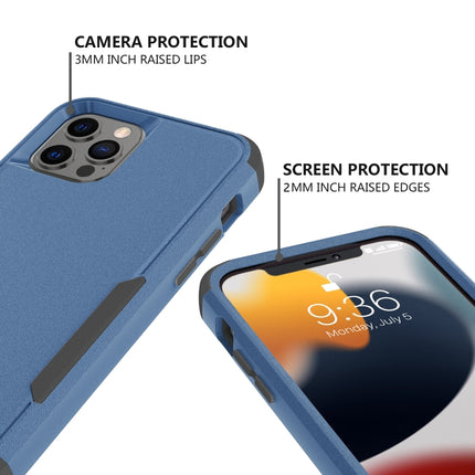Commuter Shockproof TPU + PC Protective Case For iPhone 13 Pro Max(Royal Blue + Black)-garmade.com