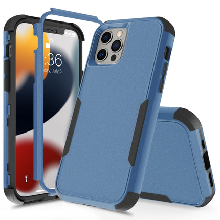 Commuter Shockproof TPU + PC Protective Case For iPhone 13 Pro Max(Royal Blue + Black)-garmade.com