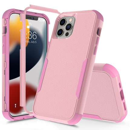 Commuter Shockproof TPU + PC Protective Case For iPhone 13 Pro Max(Pink)-garmade.com