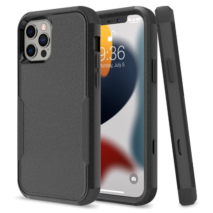Commuter Shockproof TPU + PC Protective Case For iPhone 13 Pro Max(Black)-garmade.com