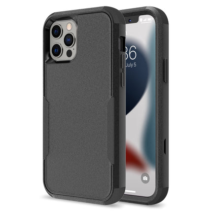Commuter Shockproof TPU + PC Protective Case For iPhone 13 Pro Max(Black)-garmade.com