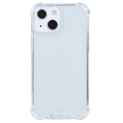 GOOSPERY SUPER Protect Four Corners Shockproof Soft TPU Case For iPhone 13 mini(Transparent)-garmade.com