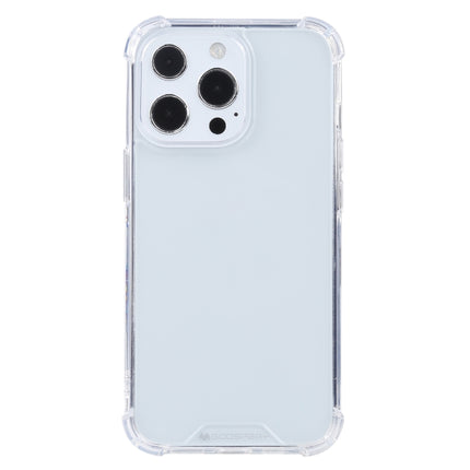 GOOSPERY SUPER Protect Four Corners Shockproof Soft TPU Case For iPhone 13 Pro(Transparent)-garmade.com