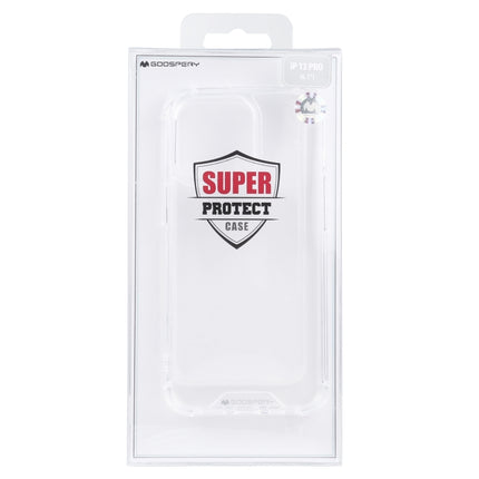 GOOSPERY SUPER Protect Four Corners Shockproof Soft TPU Case For iPhone 13 Pro(Transparent)-garmade.com