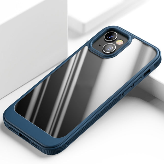 Shockproof TPU + PC Protective Case For iPhone 13(Navy Blue)-garmade.com