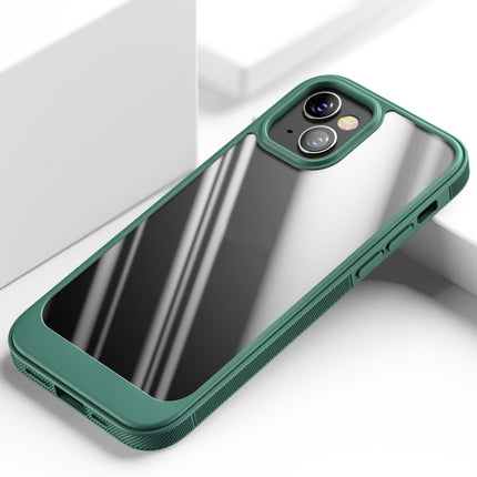 Shockproof TPU + PC Protective Case For iPhone 13 (Dark Green)-garmade.com