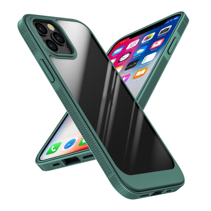 Shockproof TPU + PC Protective Case For iPhone 13 Pro Max (Dark Green)-garmade.com