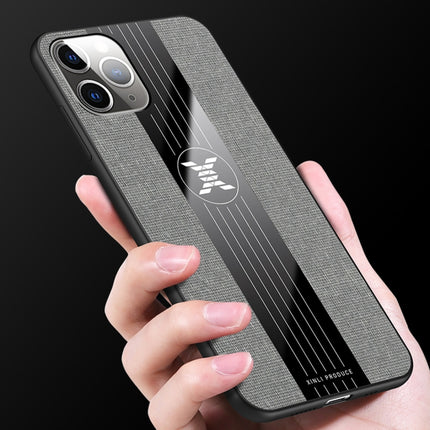 For iPhone 11 XINLI Stitching Cloth Textue Shockproof TPU Protective Case(Black)-garmade.com